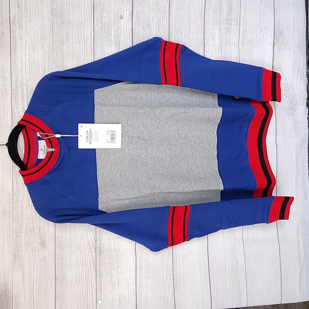 COPY - Cheap monday sprint color block Sweatshirt